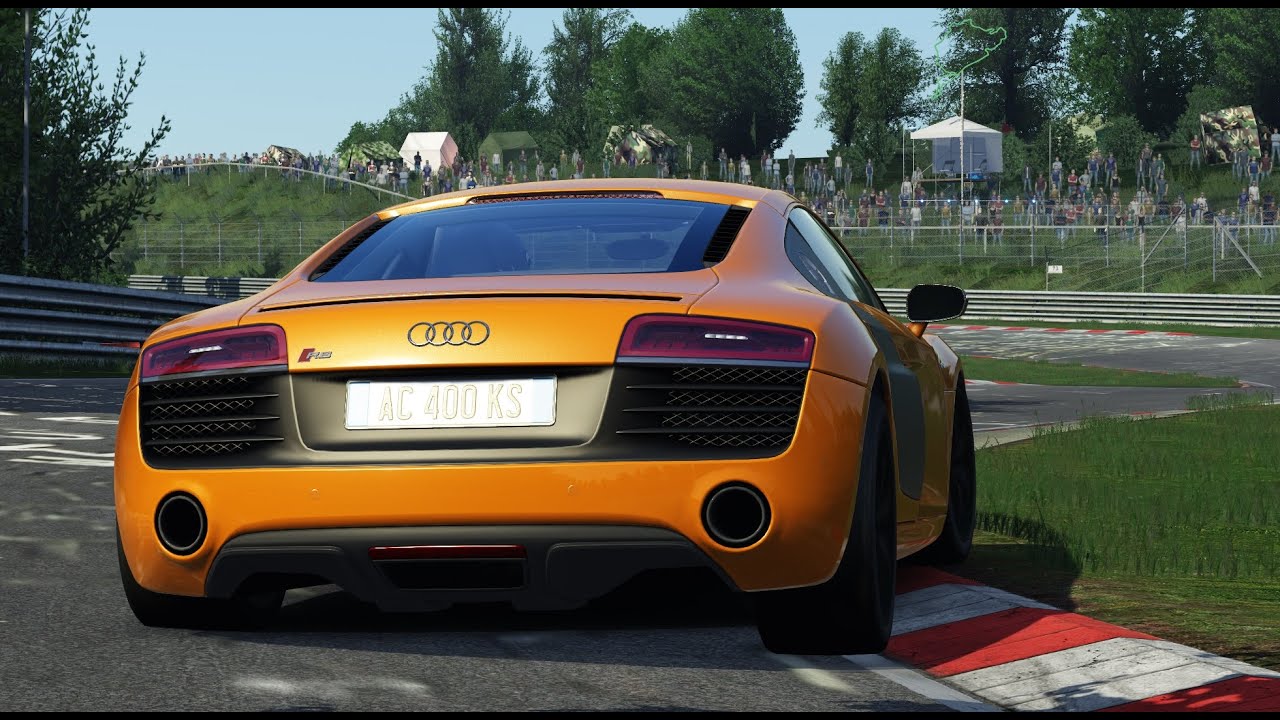 Audi R8 V10 Plus - Nordschleife World Record 7:24:657 - Assetto Corsa