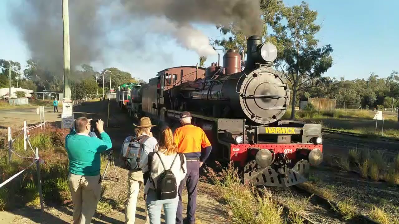 Weekend steam train trip behind SDSR's Class C17 Locomotive 971