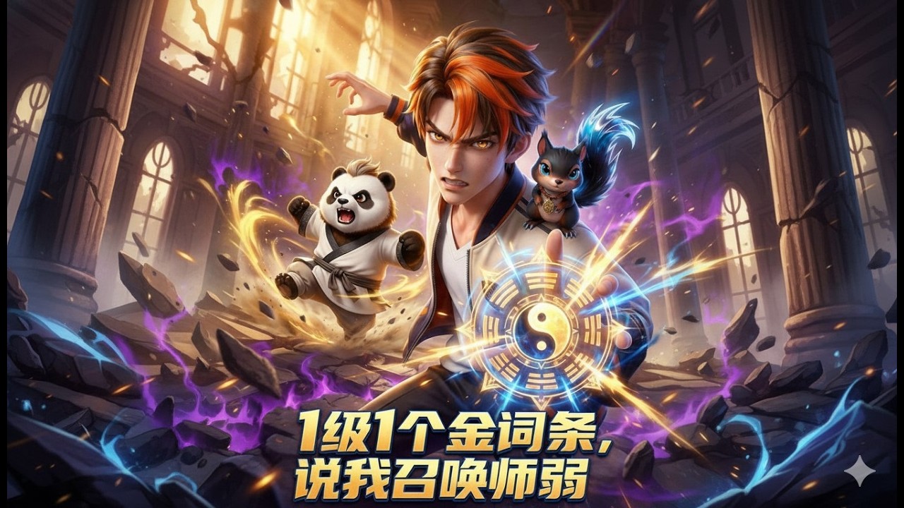 🔥🔥【New】EP 1-55 1级1个金词条，说我召唤师弱Level 1 with 1 gold attribute, and they say my summoner is weak?