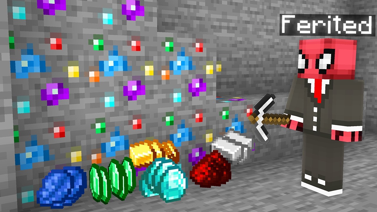 BU TUHAF MADENİ İLK KEZ G&Ouml;RD&Uuml;M - Minecraft