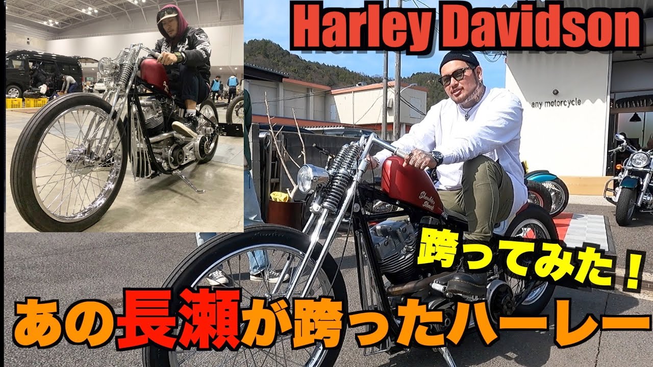【ハーレー】長瀬智也が跨った1000万再生のハーレー見に来たらヤバすぎた！　Harley Davidson