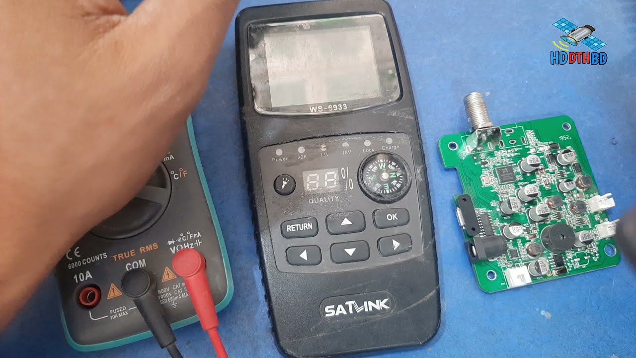 Satlink ws-6933 Finder charging fault solve | Satlink ws-6933 finde off problem solve|Satlink finder
