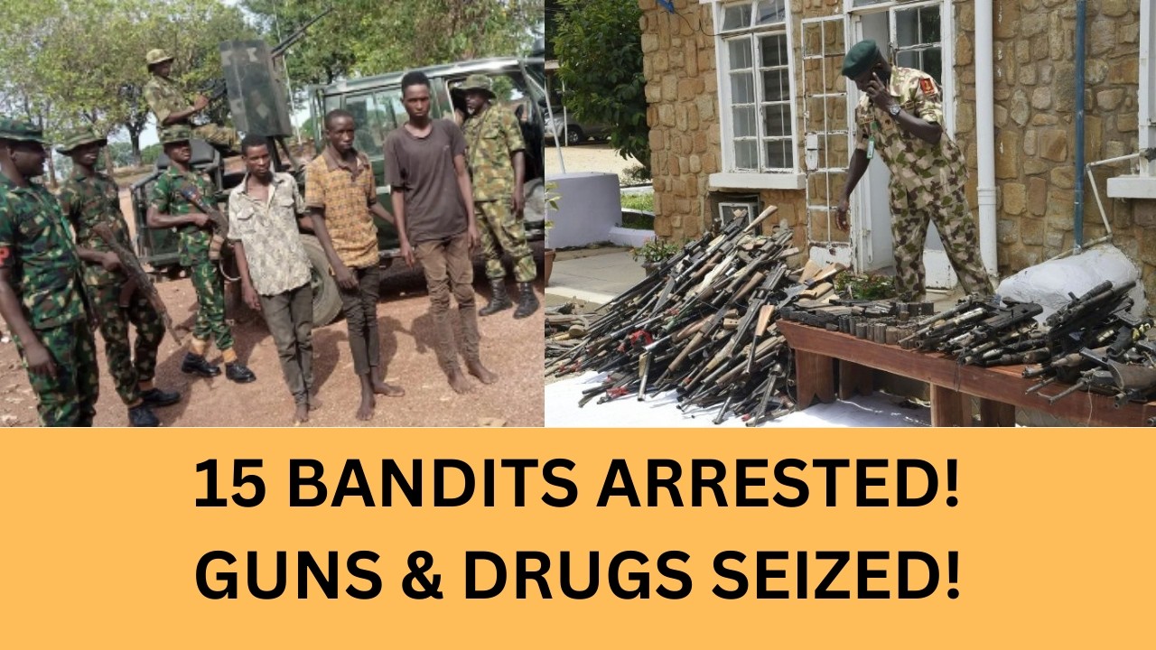 BANDITS IN TROUBLE! Police Recover Guns And Drugs In Massive Enugu Operation!