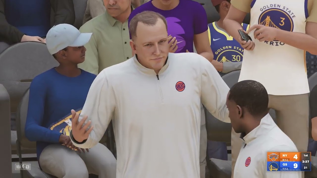 NBA 2K23 Gameplay: New York Knicks vs Golden State Warriors - (Xbox Series X) [4K60FPS]