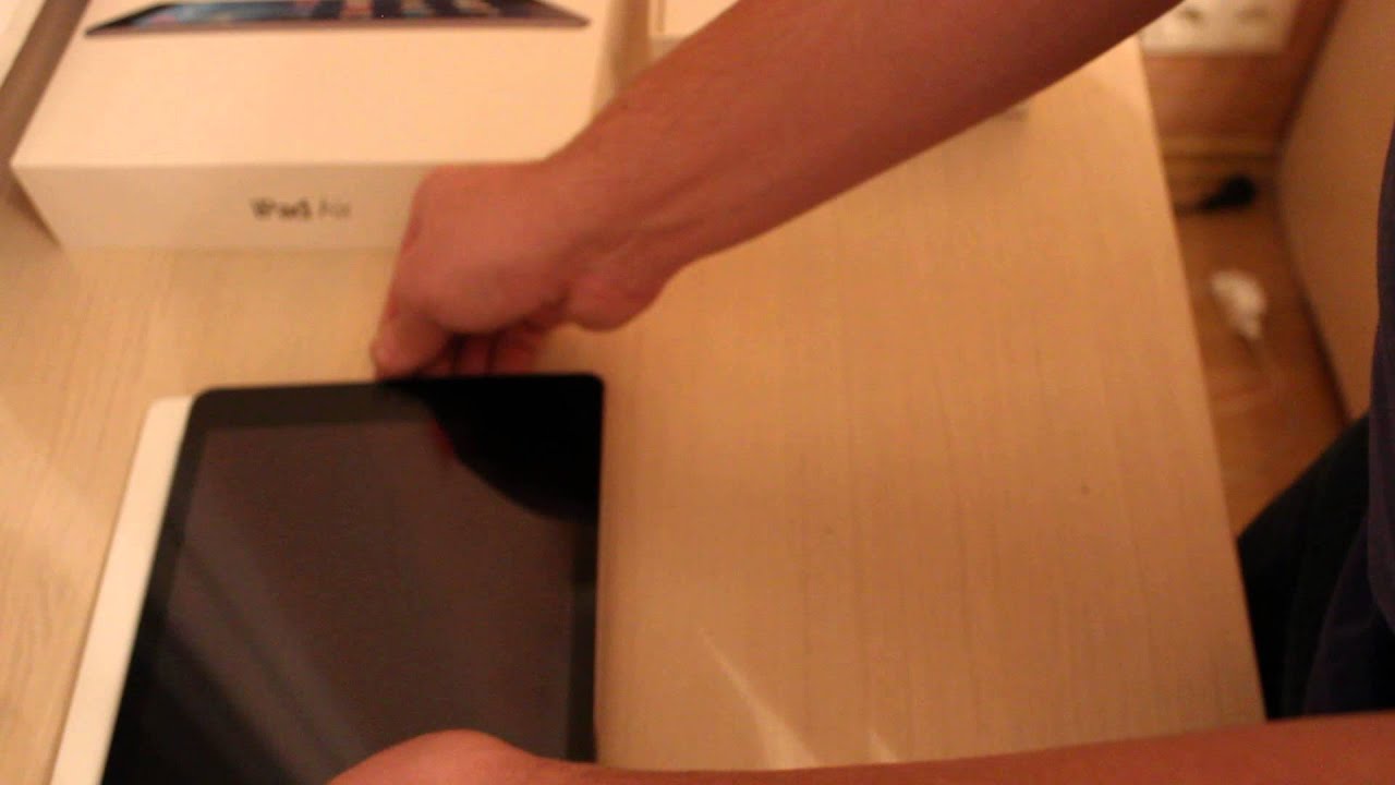 Распаковка IPad Air