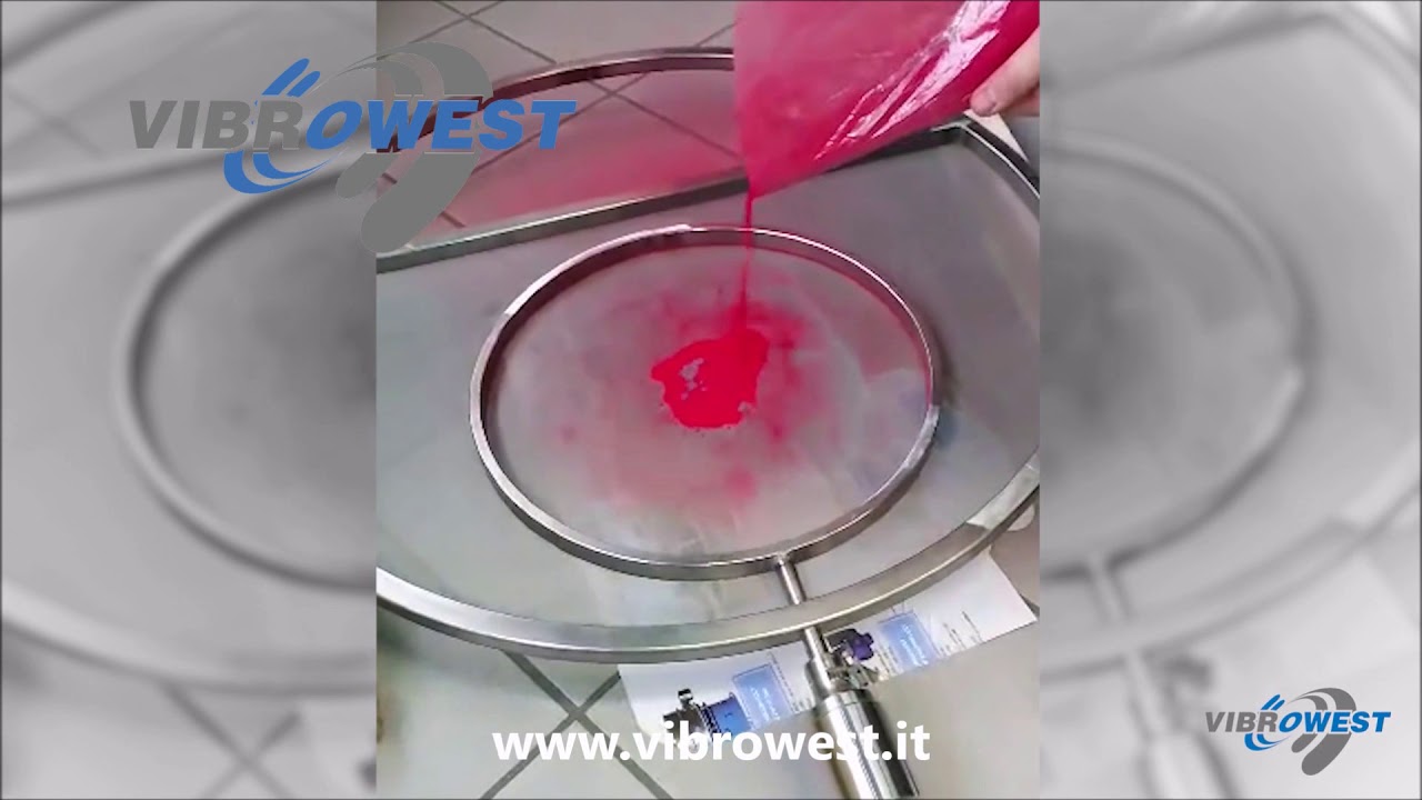 Ultrasonic sieving system GLOBAL - Separations of light powders - Vibrowest