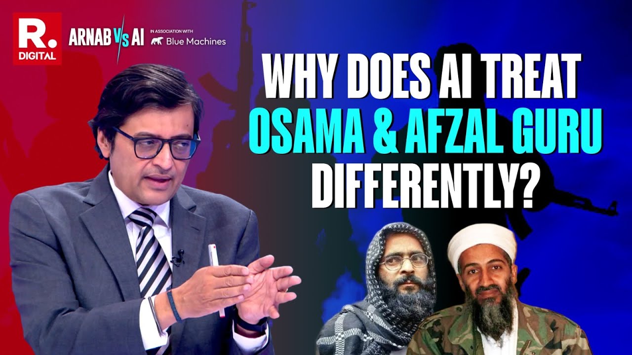 Arnab Vs AI: Why Does AI Treat Osama bin Laden and Afzal Guru Differently? | Unmissable Debate