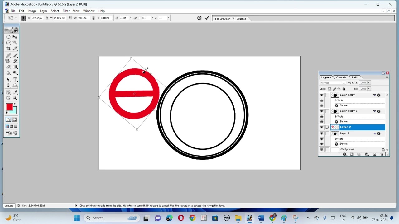 How to draw stamping with your name logo 