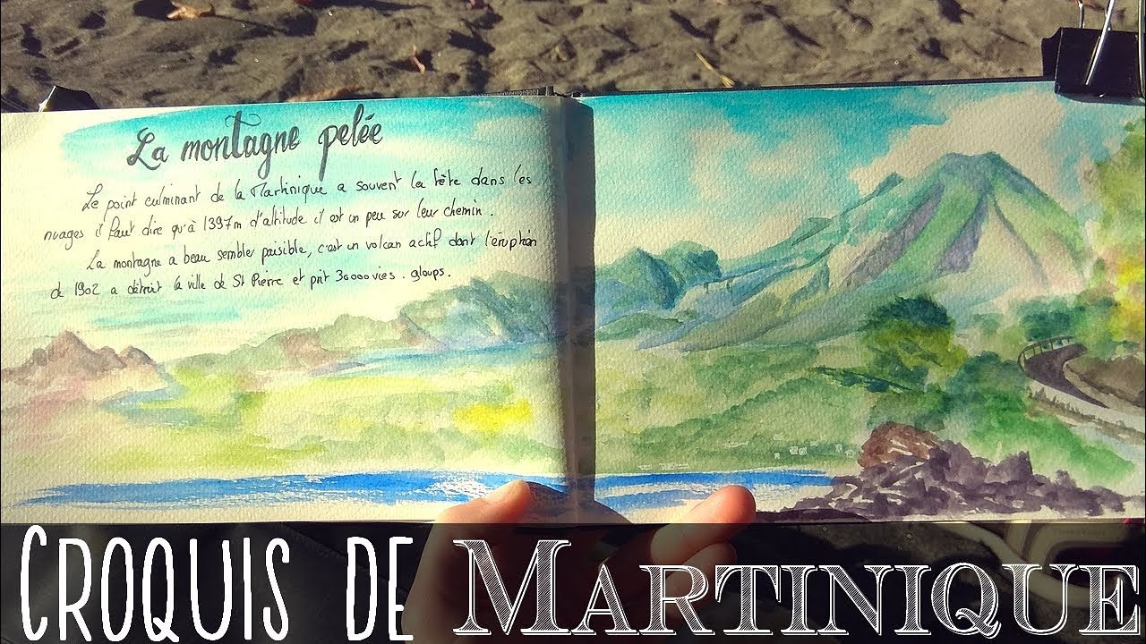 🔎 Sketchbook Tour : Voyage en Martinique !