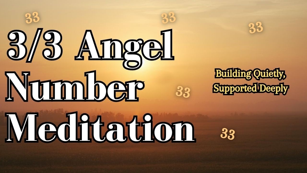 33 Angel Number Portal Meditation ✨ You Are Not Building Alone (Divine Support & Co-Creation)