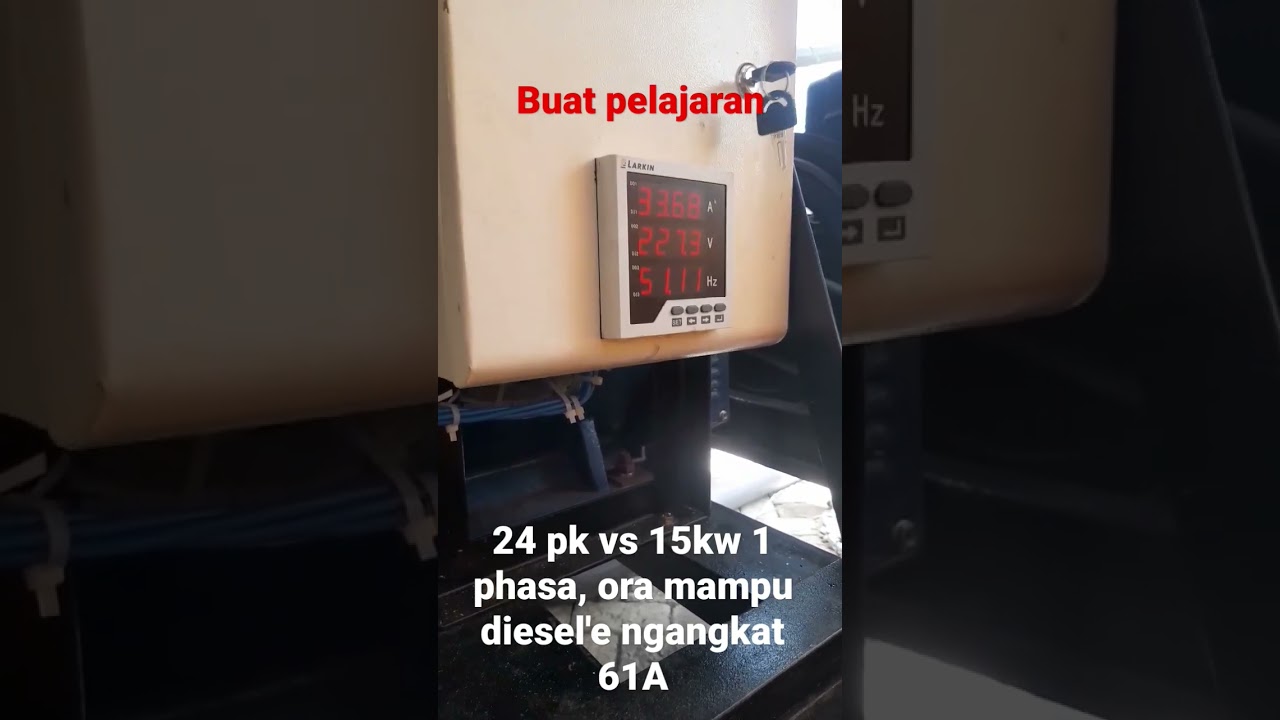 tes beban... ora mampu diesel'e