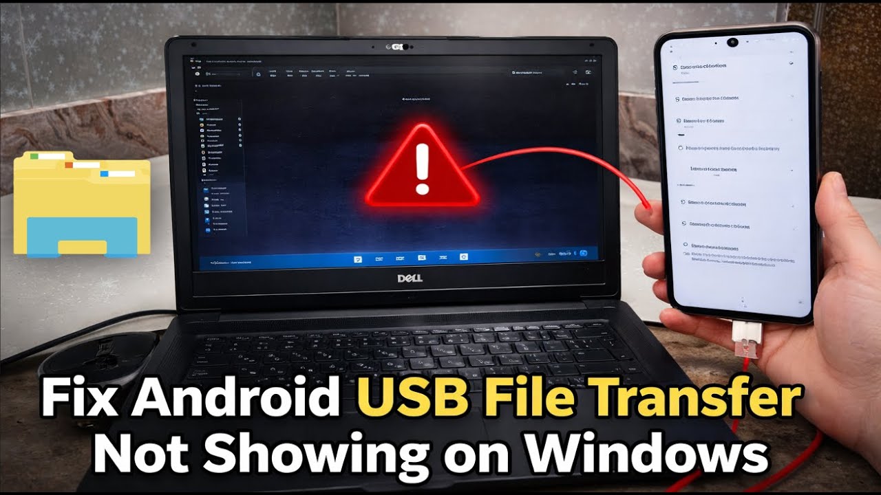 Phone Connected to PC But Not Showing Files | Fix Android USB Issue on Windows