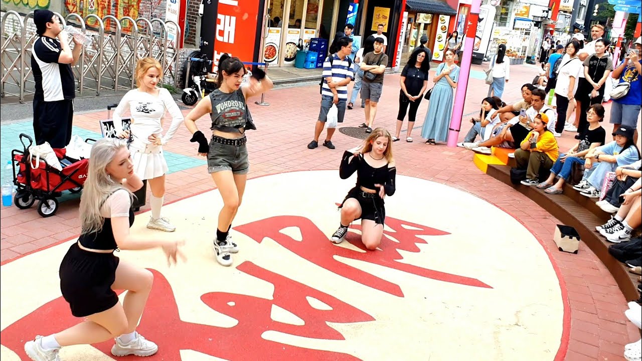 [STREET ARTIST] BLACK MIST. INTERACTIVE HONGDAE BUSKING. 240811.