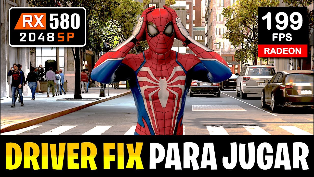 ✅ RX 580 2048sp ✅ Spider-Man 2 ✅ AMD Driver 25.3.1 🔴 DRIVER FIX para JUGAR 🔴