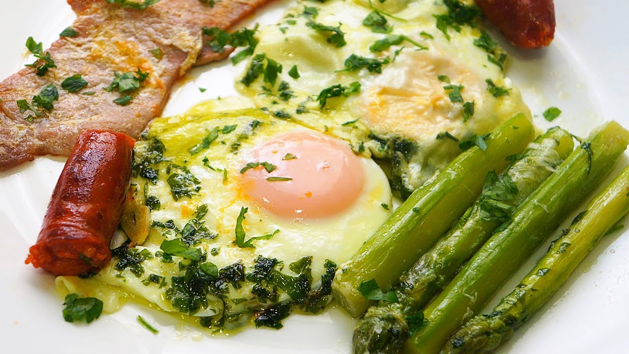 Huevos al salmorrejo paso a paso