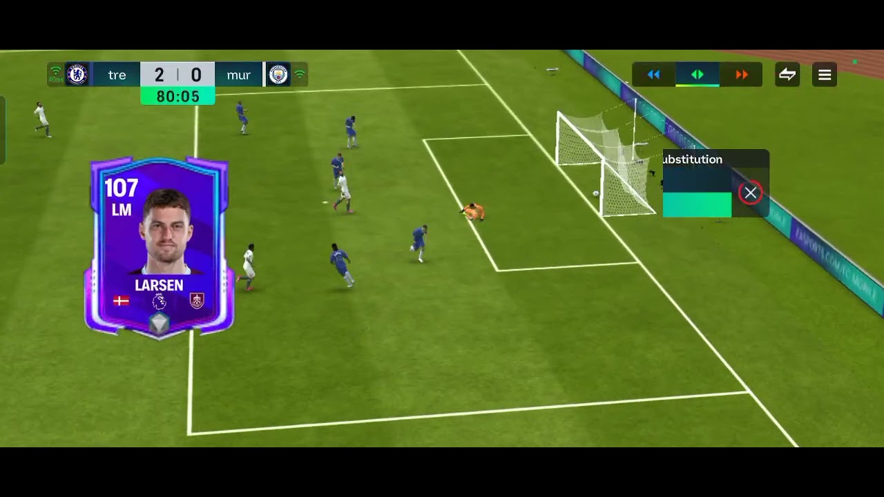 Playing fc mobile(best team)