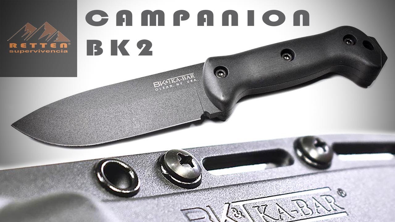 Kabar Beker Bk2 Campanion Bushcraft Survival Knife - Built like a Tank - Retten supervivencia