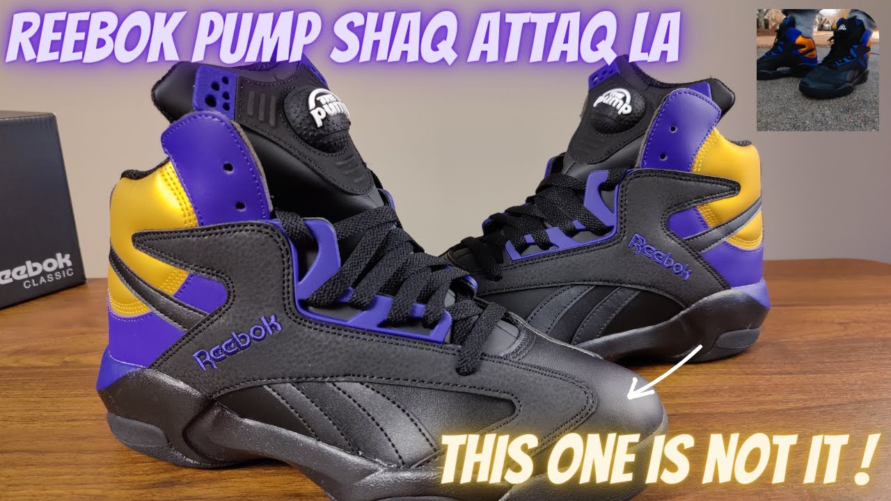 Reebok Pump Shaq Attaq LA - That Is A Missed Opportunity!