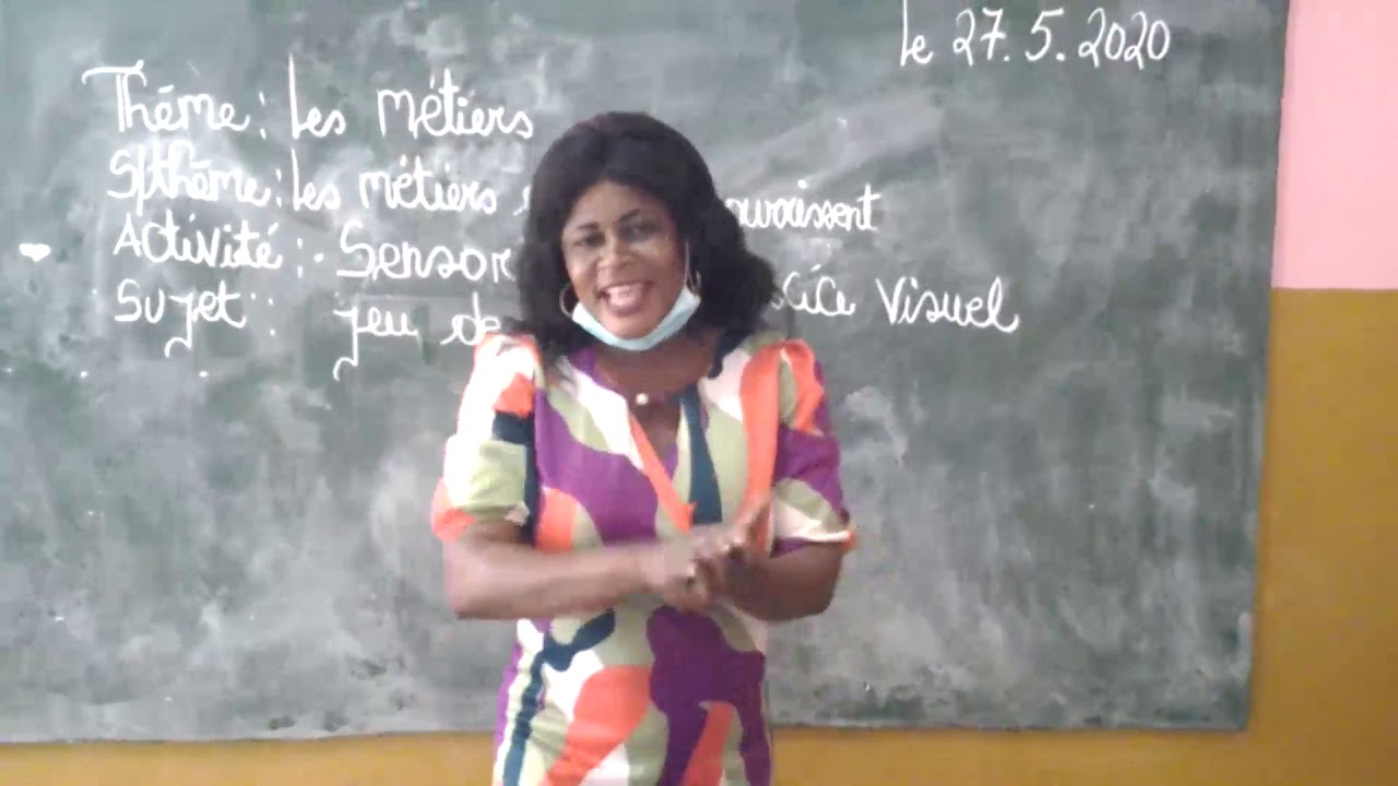 LECON 7 SENSORIELLE LE JEU DE KIM AVEC Mme BOKA 1ere MATERNELLE