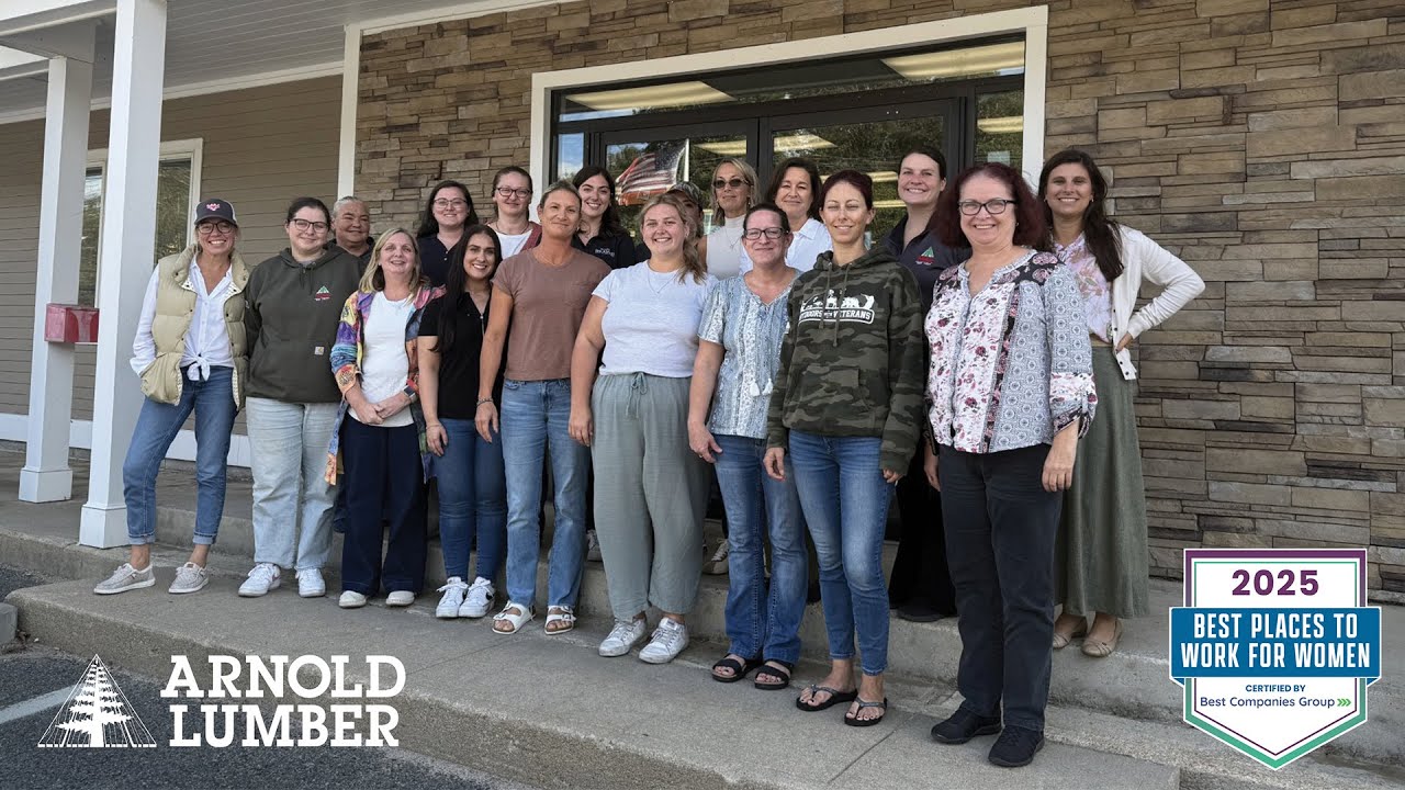 Arnold Lumber Named a Best Place to Work for Women