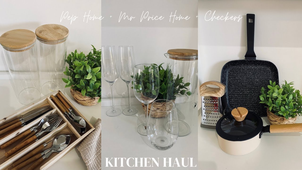 Pep Home, Mr Price Home & Checkers Kitchen Haul| New Kitchen Essentials| Namibian YouTuber