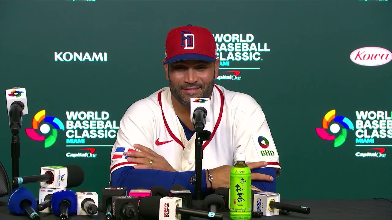 Albert Pujols reacciona tras la eliminación de Dominicana vs USA | Conferencia de prensa WBC