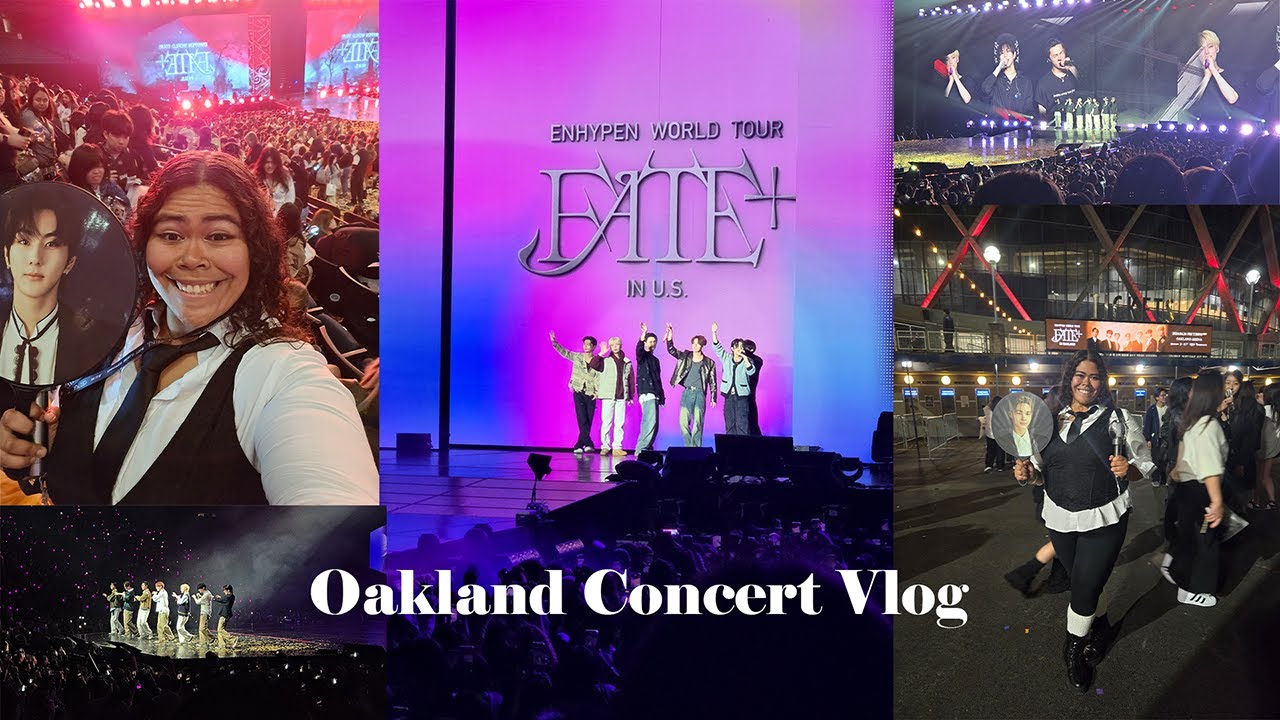 ENHYPEN FATE PLUS OAKLAND TOUR VLOG - vip2, sound check, mini target haul