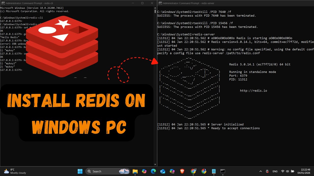 Как установить Redis на Windows 11 (официальное руководство 2026 года)