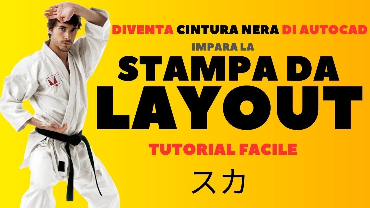 AutoCAD | La Stampa da LAYOUT e pubblicazione PDF | Tutorial Facile