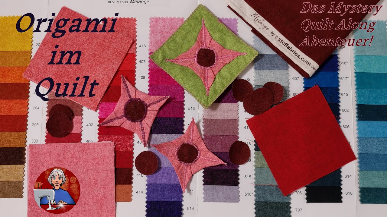 Origami Patchwork Applikationen mit Stoffresten?