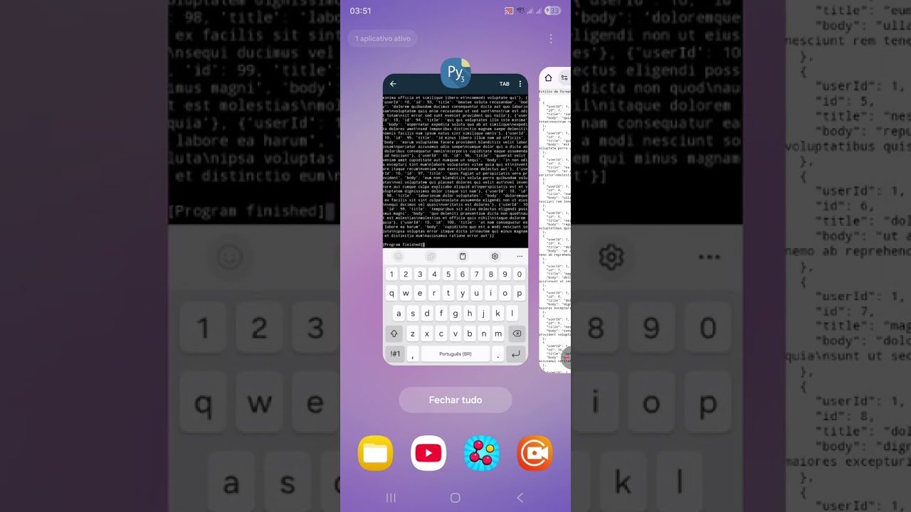 Programe em python pelo celular usando o aplicativo Pydroid 3
