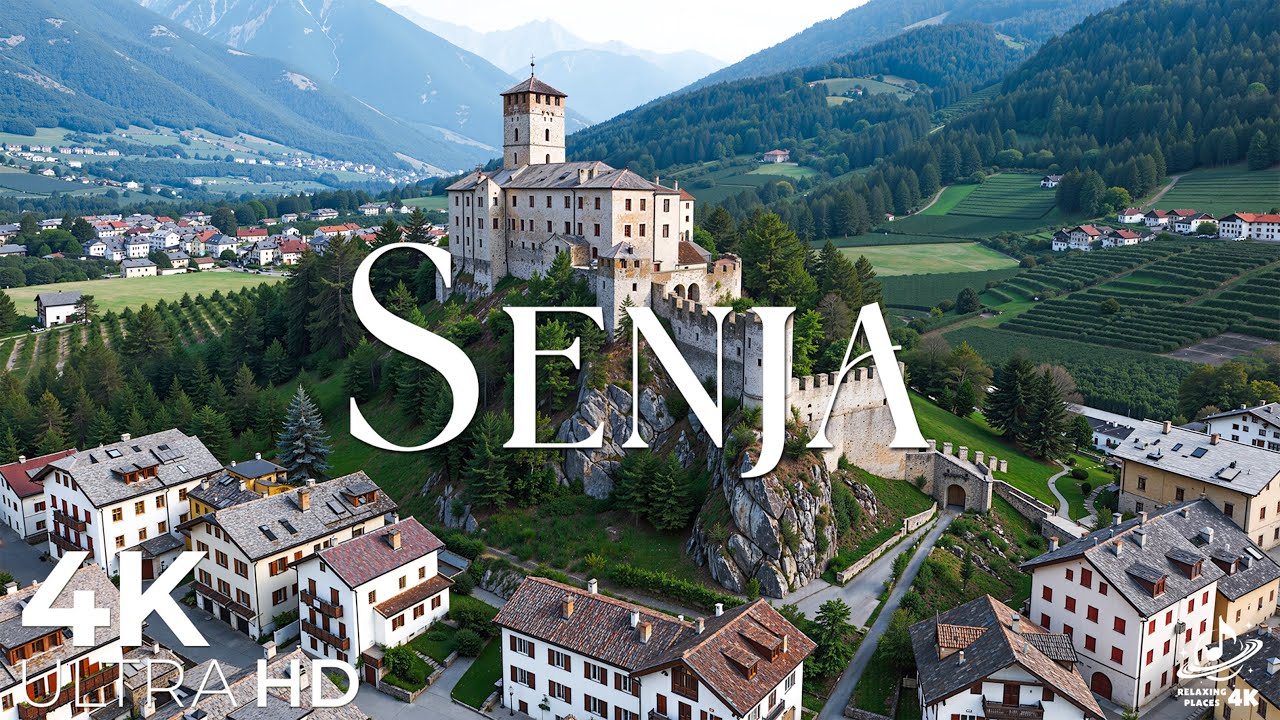 Senja 4K Ultra HD – Впечатляющие арктические пейзажи, скандинавские деревни и горные виды.