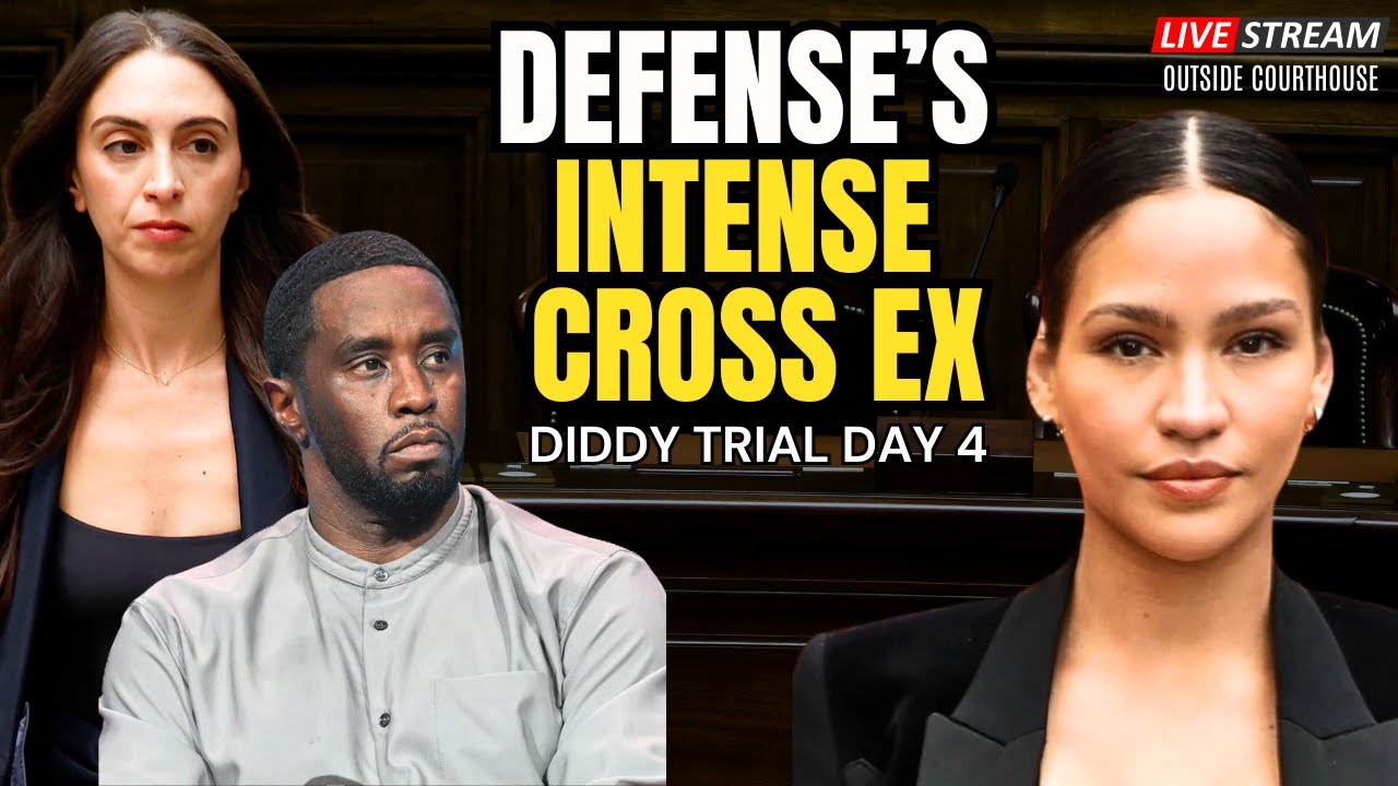 LUNCH LIVE: Defense's Intense Cross Examination of Diddy's; Reveal Texts Between Cassie & Diddy