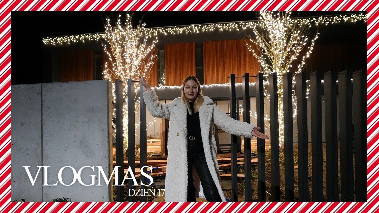 VLOGMAS 17 : NASZ NOWY DOM CAŁY W ŚWIATEŁKACH!⭐️ | Andziaks