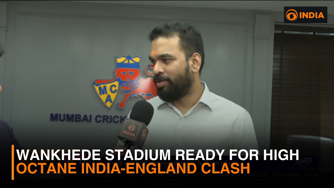 Wankhede ready for high octane India-England clash: MCA President Ajinkya Naik