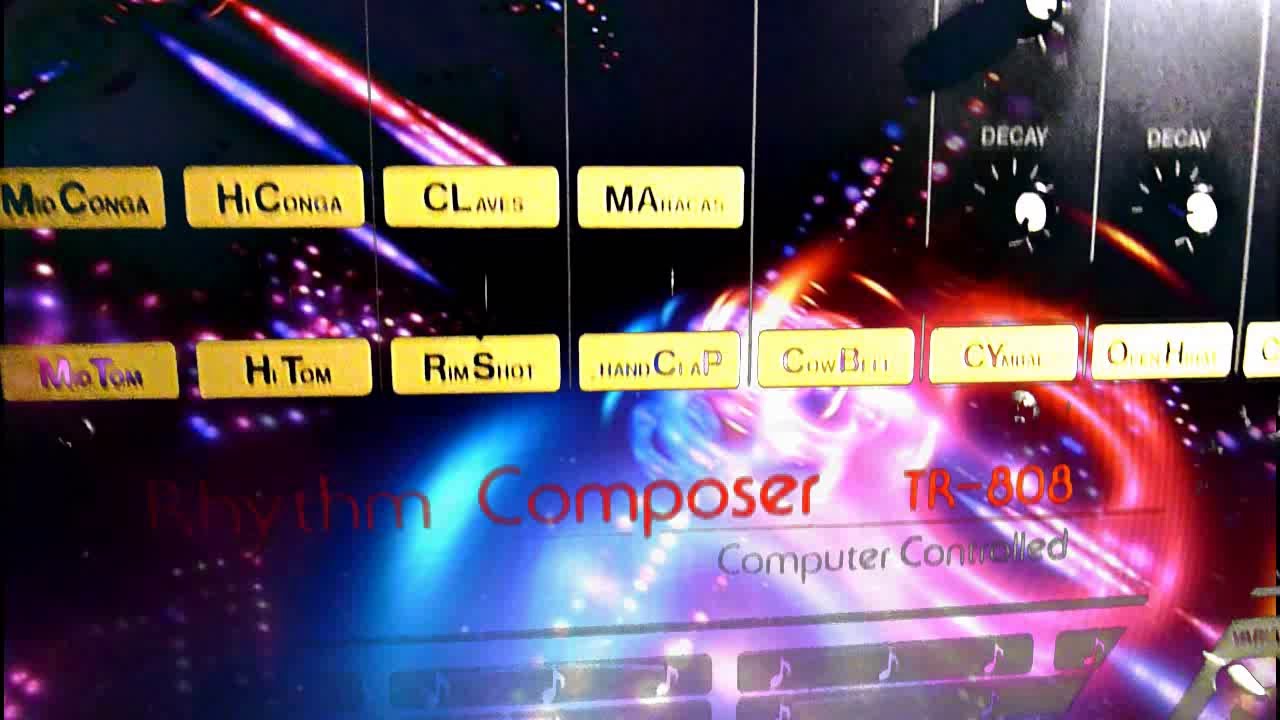 Real Roland TR-808 beats part 1: SLOW - Harlem Nights