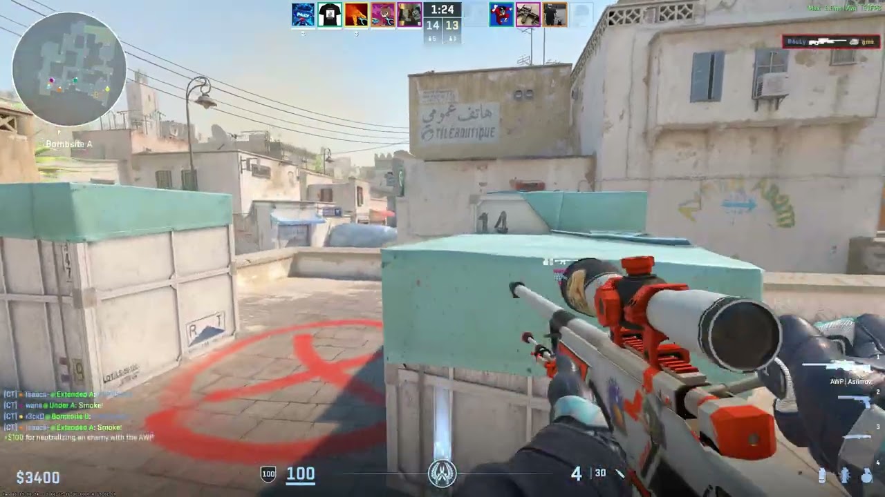 Cs2 Awper tries rifles.