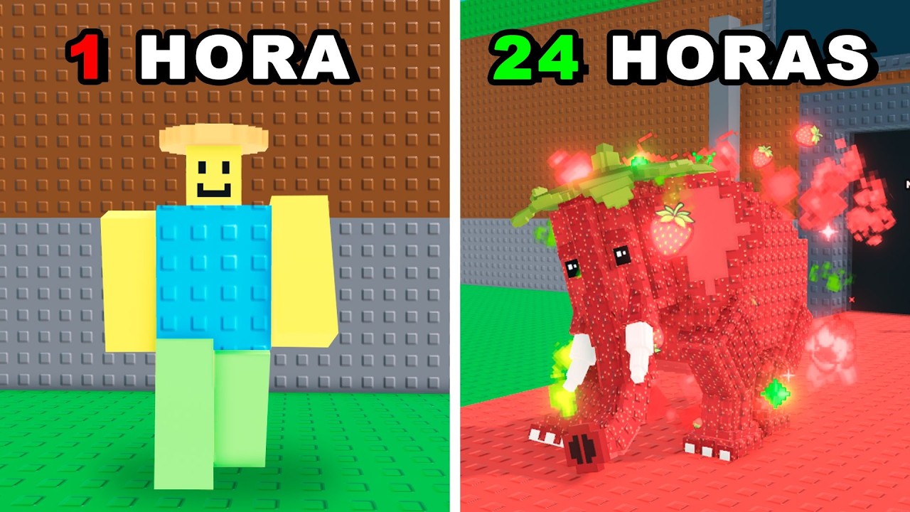 PASSEI 24 HORAS JOGANDO ROUBE UM BRAINROT