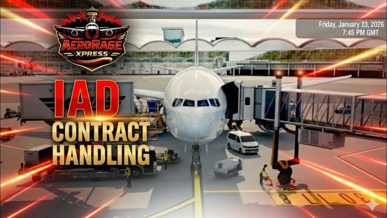 LIVE NOW 🔴 | SkyJet Alliance | AeroRageXpress Handling player contracts | World of Airports