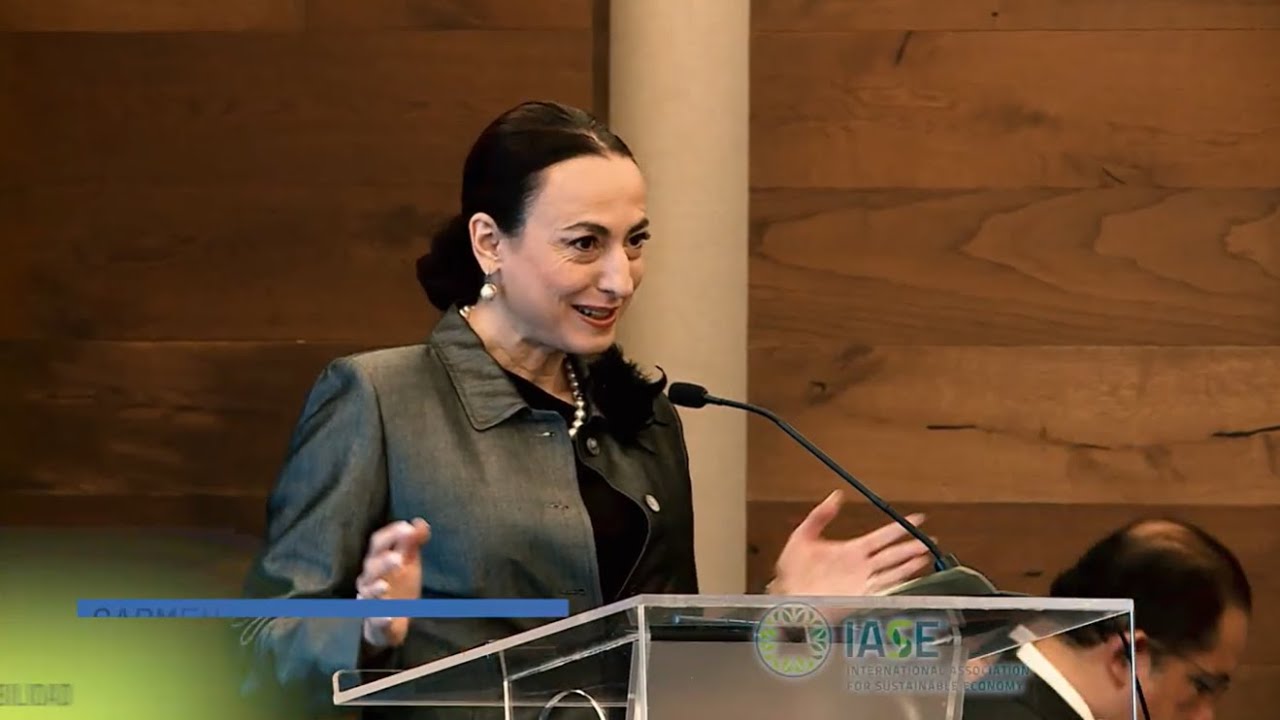 Carmen Daniela Micu, Presidenta Global de IASE en el 2do Foro Enfoque en la Sostenibilidad