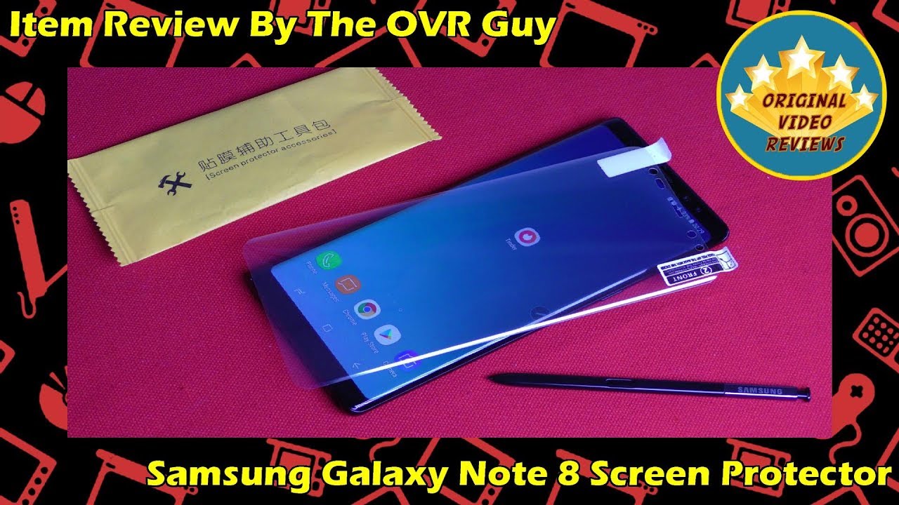 Samsung Galaxy Note 8 Screen Protector Review