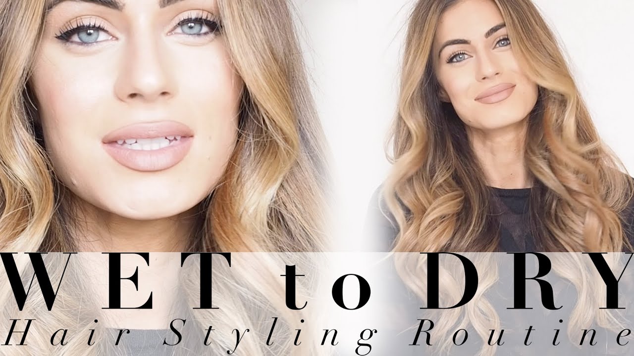 HAIRCARE & STYLING ROUTINE | WET to DRY | Lydia Elise Millen