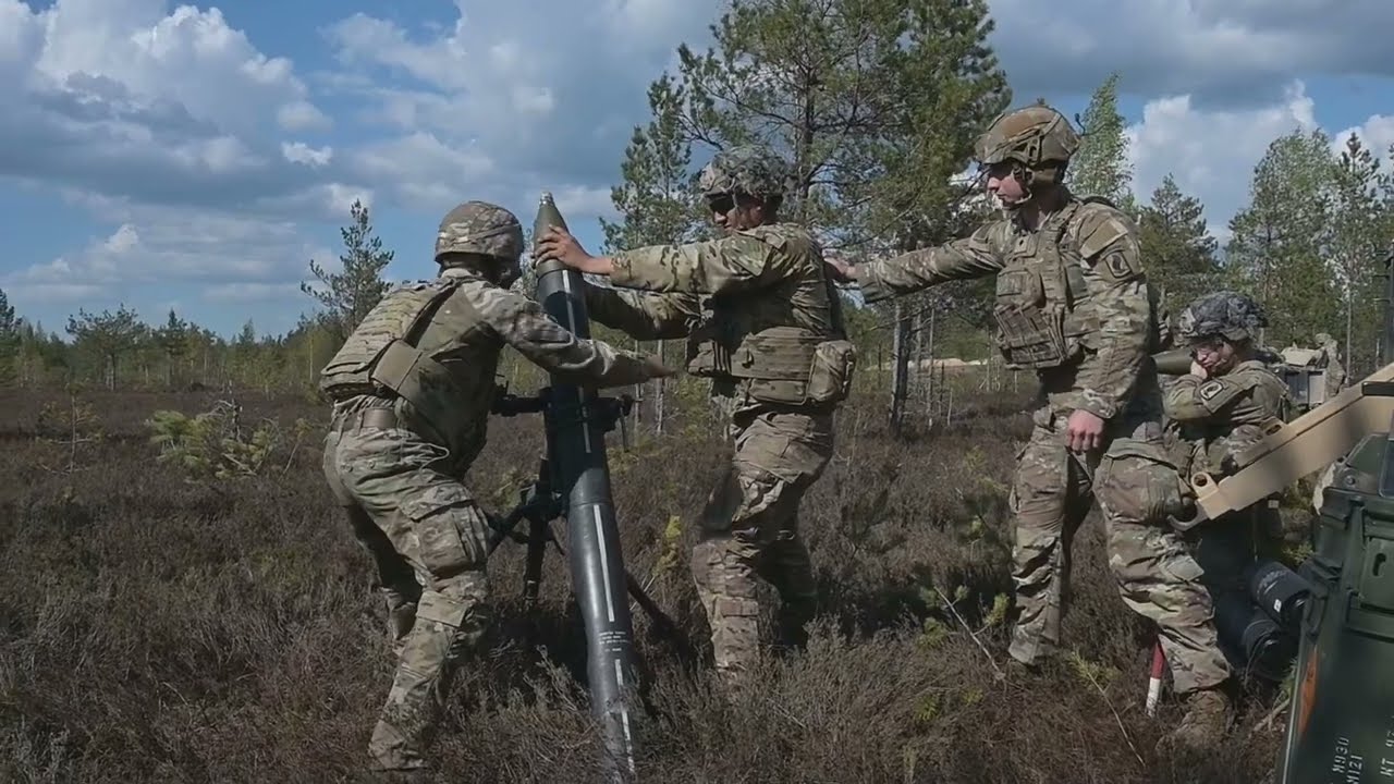 Squad Live Fire in Latvia with Paratroopers of 173rd Airborne Brigade
