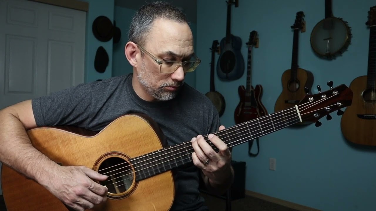 Two Welsh Tunes on Acoustic Guitar