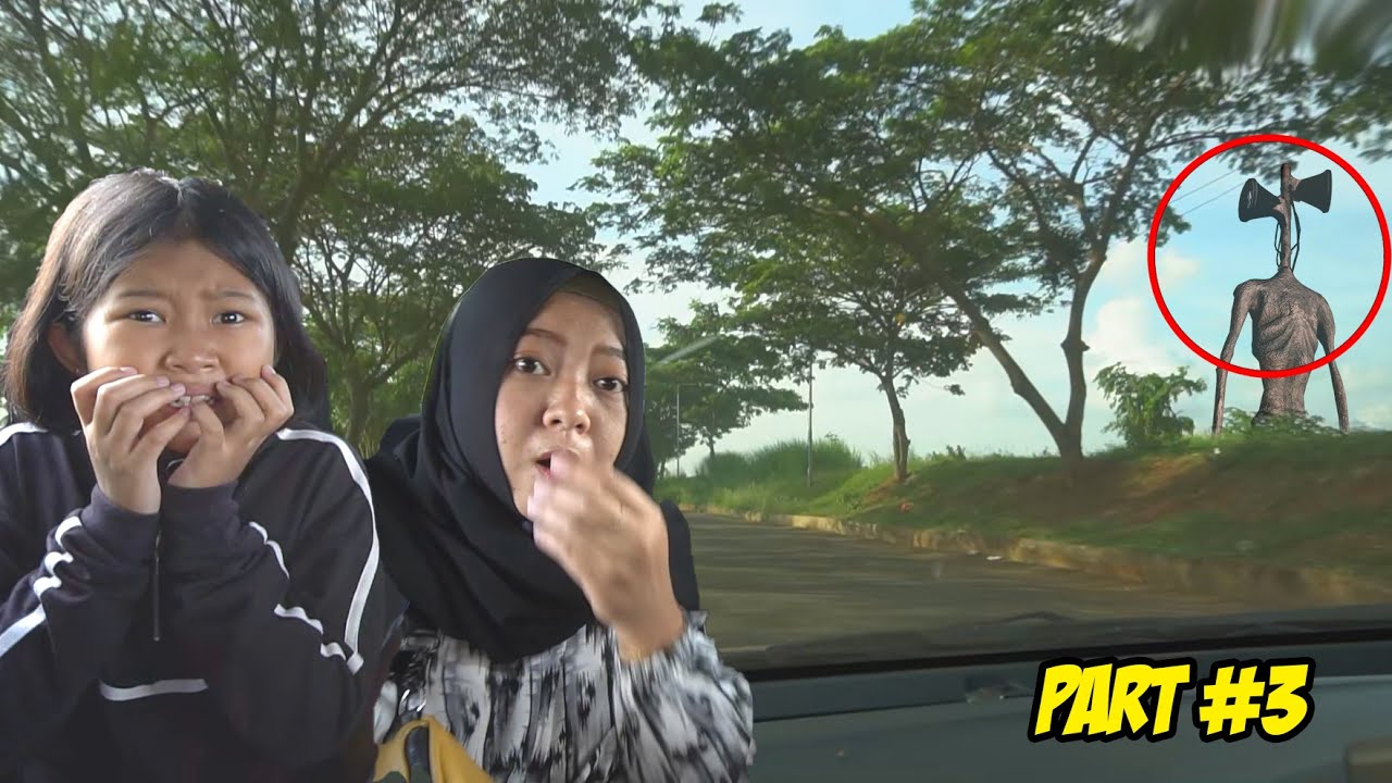 24 JAM DI MOBIL RERE BALIK LAGI KE TEMPAT PERTAMA SIREN HEAD MUNCUL TERNYATA MASIH ADA !! PART 3