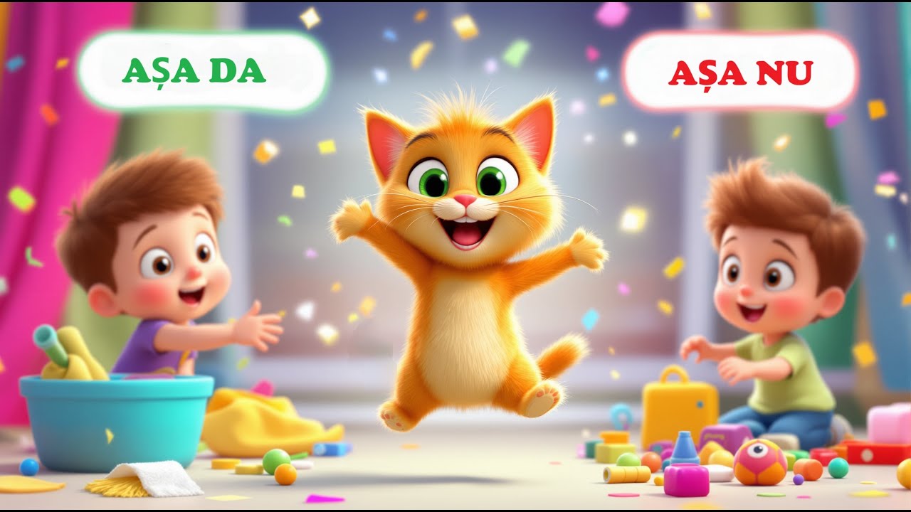 Zat Pisoiul Curios te învață să fii bun 😺 | Cântec educativ și vesel pentru copii