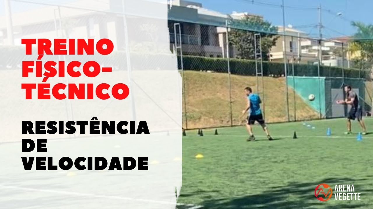 Treino físico com bola para melhorar sua resistência de velocidade