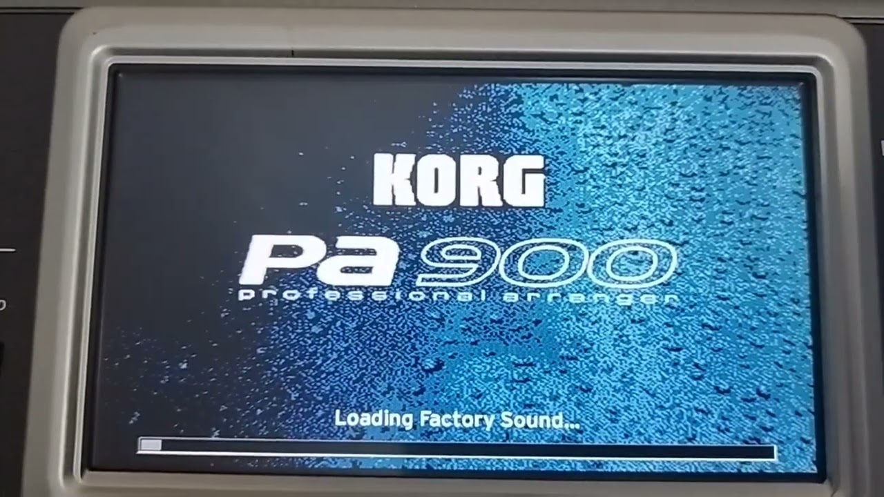 KORG Pa 900, display problems.