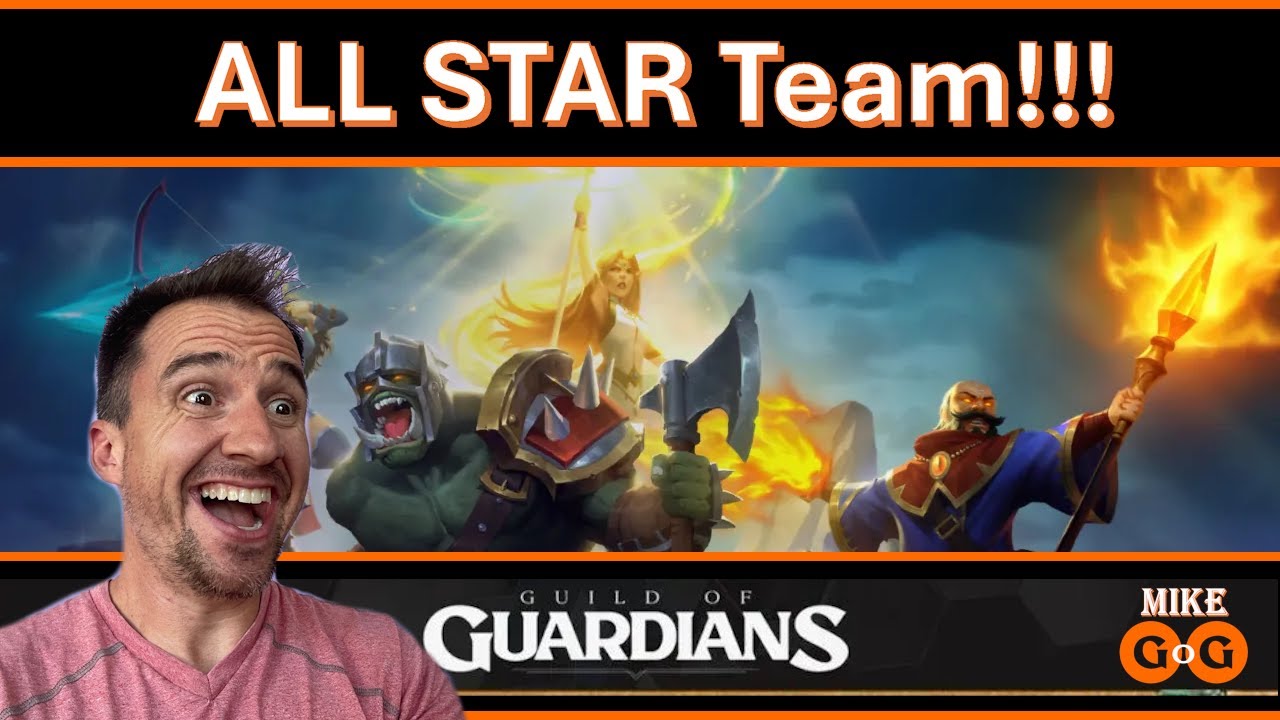 Guild of Guardians: All Star TEAM!!! Tian Long, Phoenicia, Freia, Cyrus, and Flix!!!