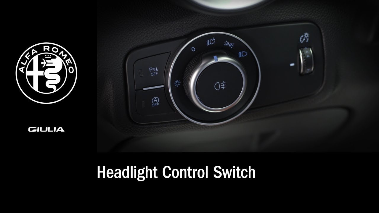 Headlight Control Switch | How To | 2019 Alfa Romeo Giulia
